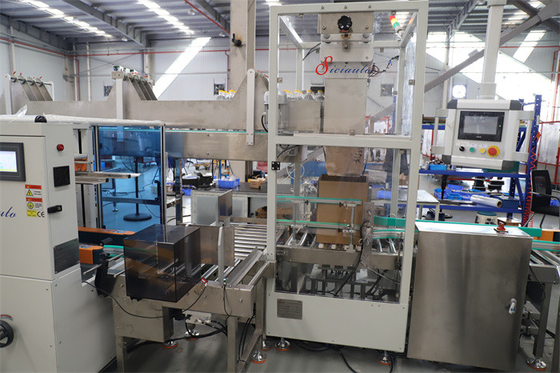 Beverage Drop Load Bottle Case Packer Machines Mineral Water High Speed Case Packer