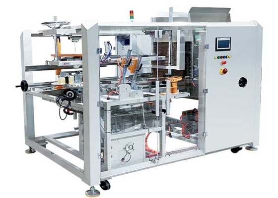 Horizontal Cosmetics Folding Carton Erector 30 Carton/Min Equipment