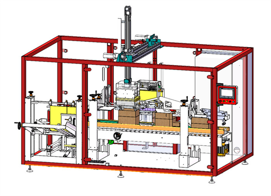 Pharma Carton Box / Bottle Fully Automatic Vertical Top Carton Case Packer